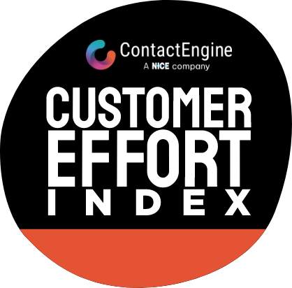 ContactEngine A NICE company Customer effort index